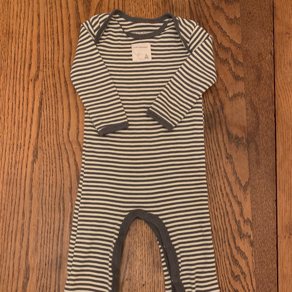 Burts Bees Organic Cotton Romper 0-3 Months